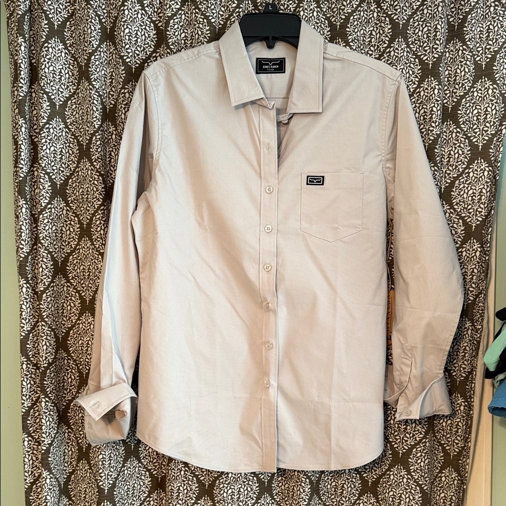 Kimes Ranch Dove Gray Button-Down Shirt